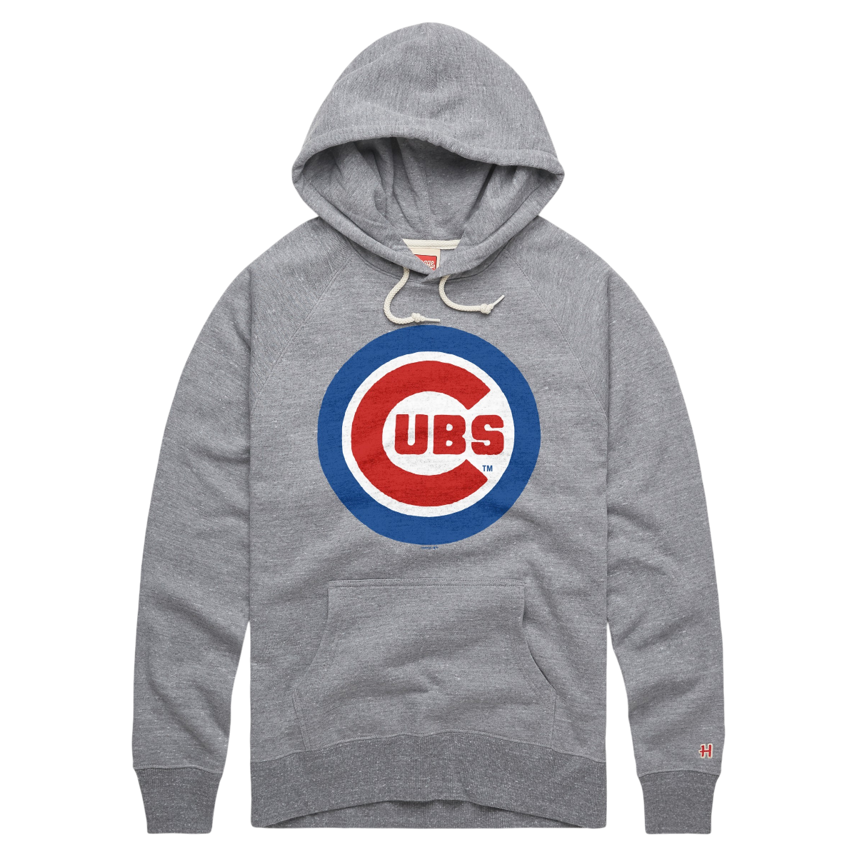 Chicago Cubs Homage Grey Logo Hoodie