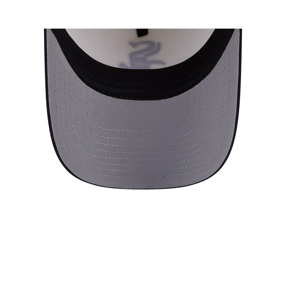 Chicago White Sox Chrome/Navy New Era 9FORTY A-Frame Adjustable Hat