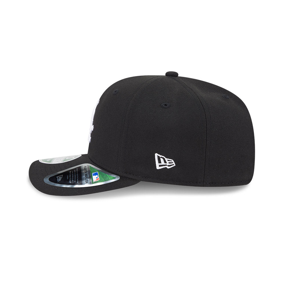 Chicago White Sox New Era 9SEVENTY Black Stretch-Snap Adjustable Hat