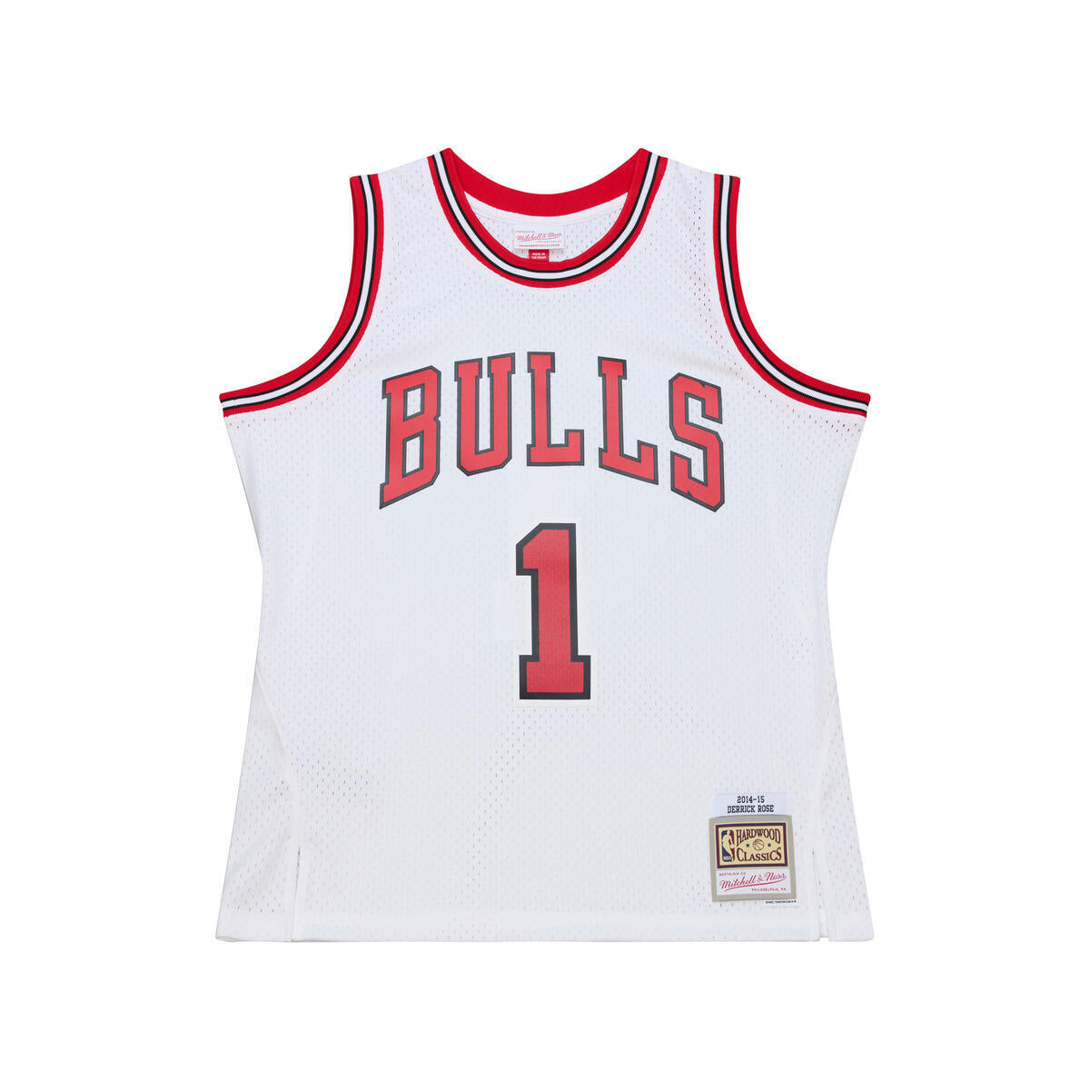 Derrick Rose Chicago Bulls Mitchell & Ness White Swingman Jersey