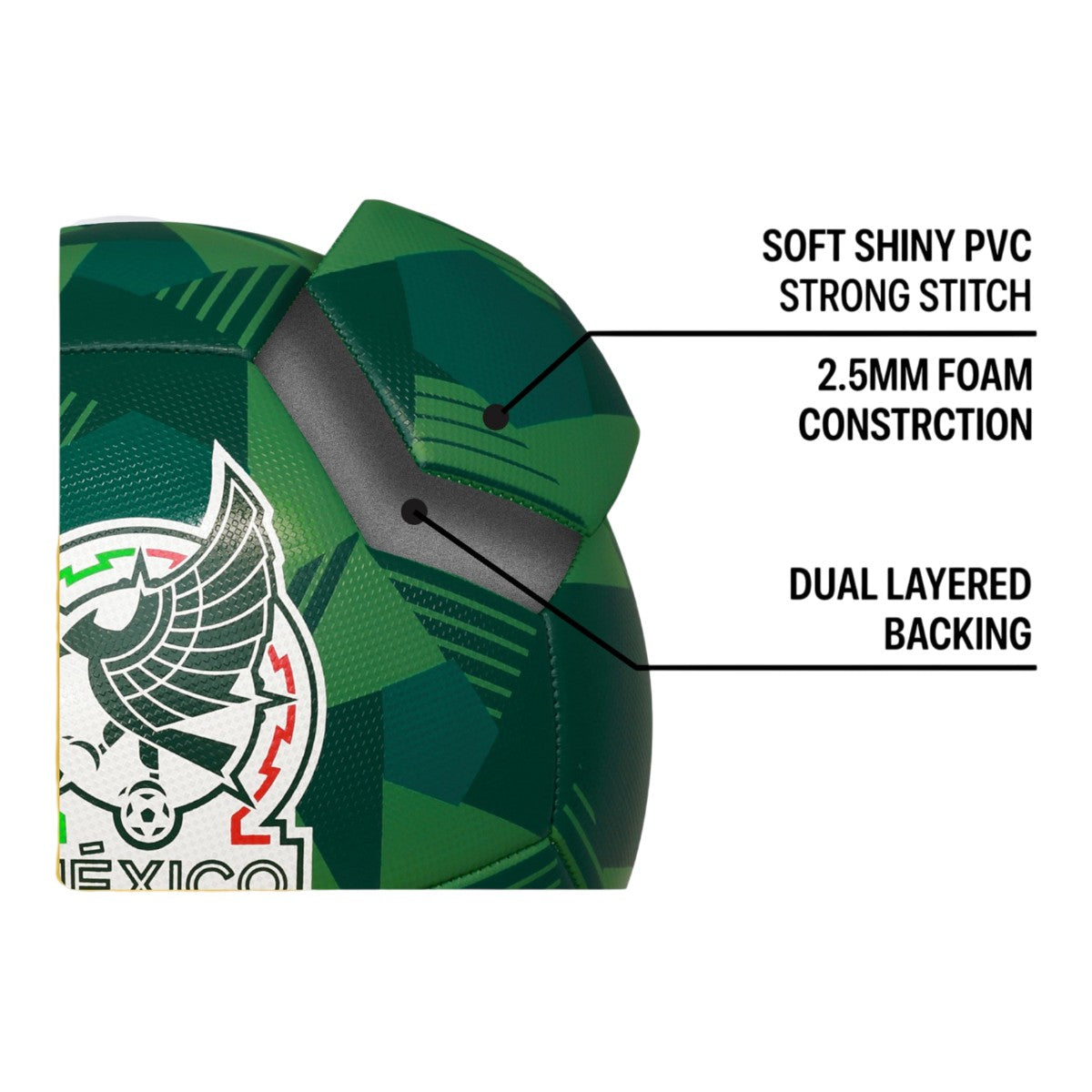FIFA World Cup 2026 Green Mexico Soccer Ball