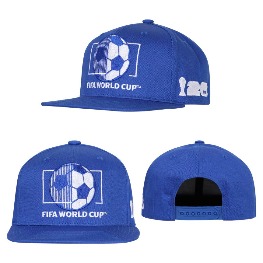 FIFA World Cup 2026 Royal Soccer Ball Snapback Hat