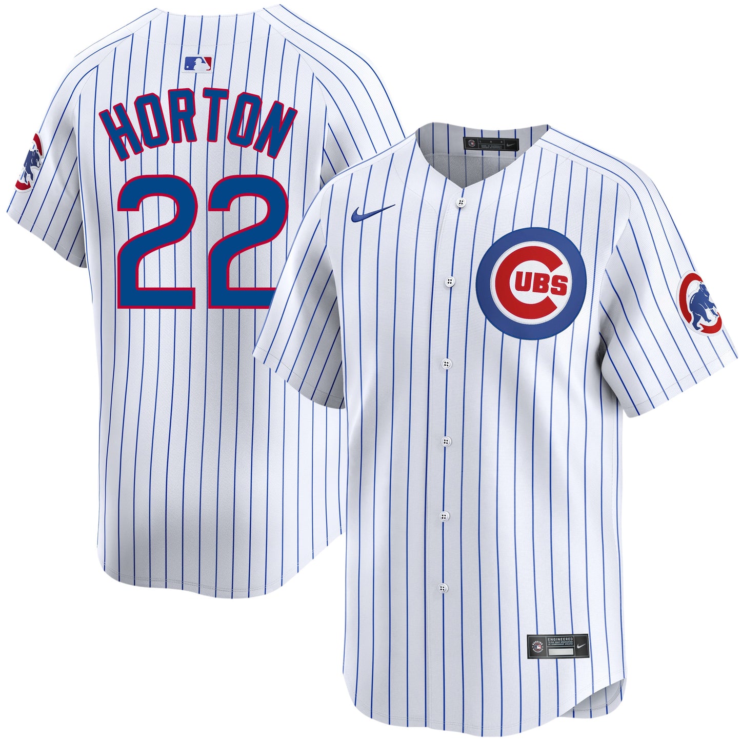 Cade Horton Chicago Cubs Nike White Pinstripe Home Limited Men's Jersey