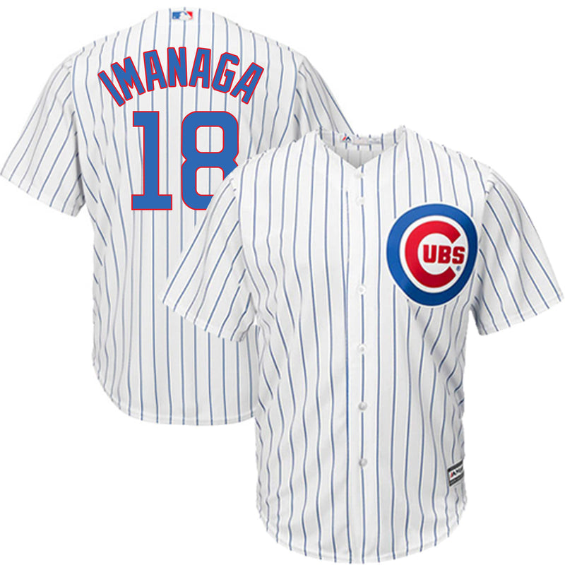 Shota Imanaga Chicago Cubs Majestic Home Pinstripe Men's Replica Jersey
