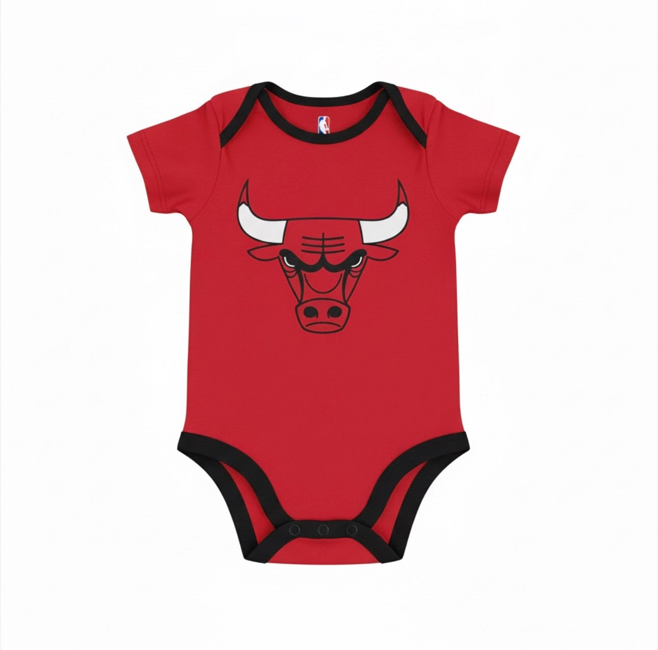 Chicago Bulls Red Primary Logo Onesie