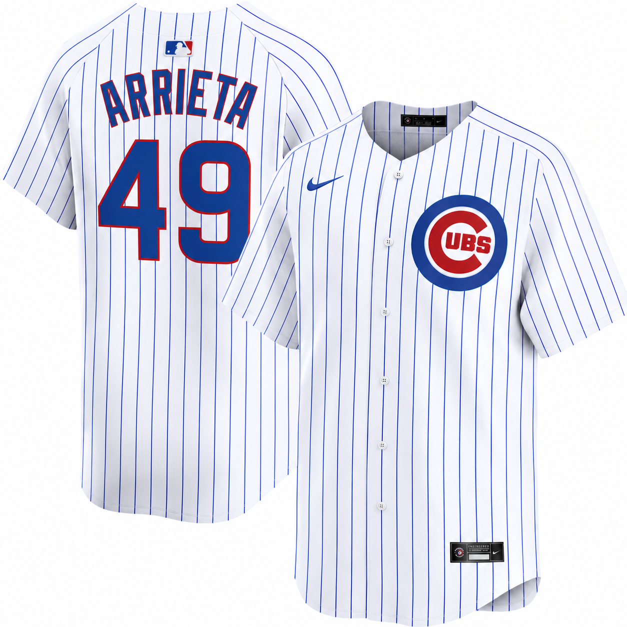 Jake Arrieta Chicago Cubs Nike Men's Replica Home Jersey