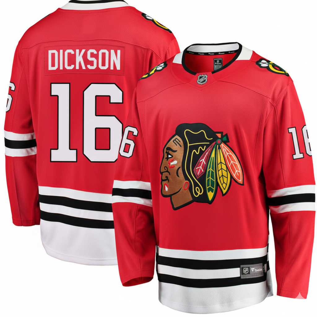 Jason Dickinson Chicago Blackhawks Fanatics Red Breakaway Men's Jersey