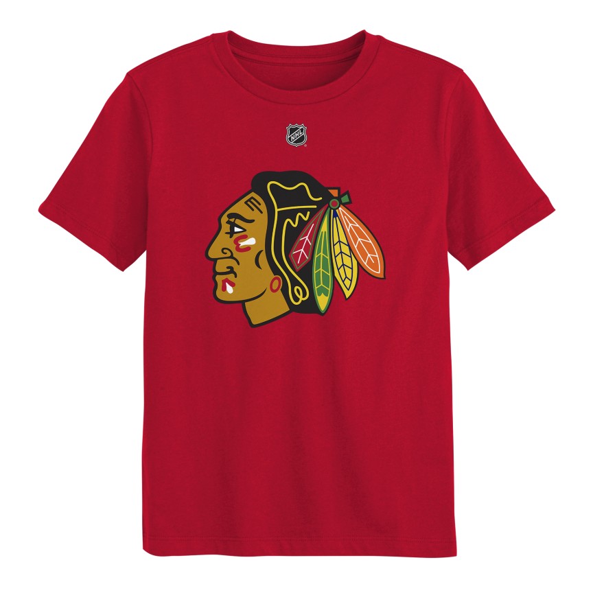 Kids 4-7 Connor Bedard Chicago Blackhawks Red Player Tee