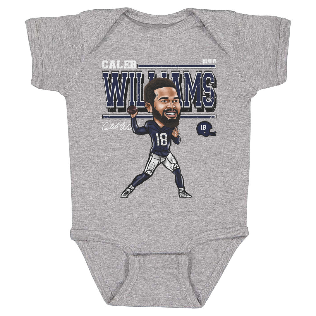 Caleb Williams Chicago Cartoon WHT