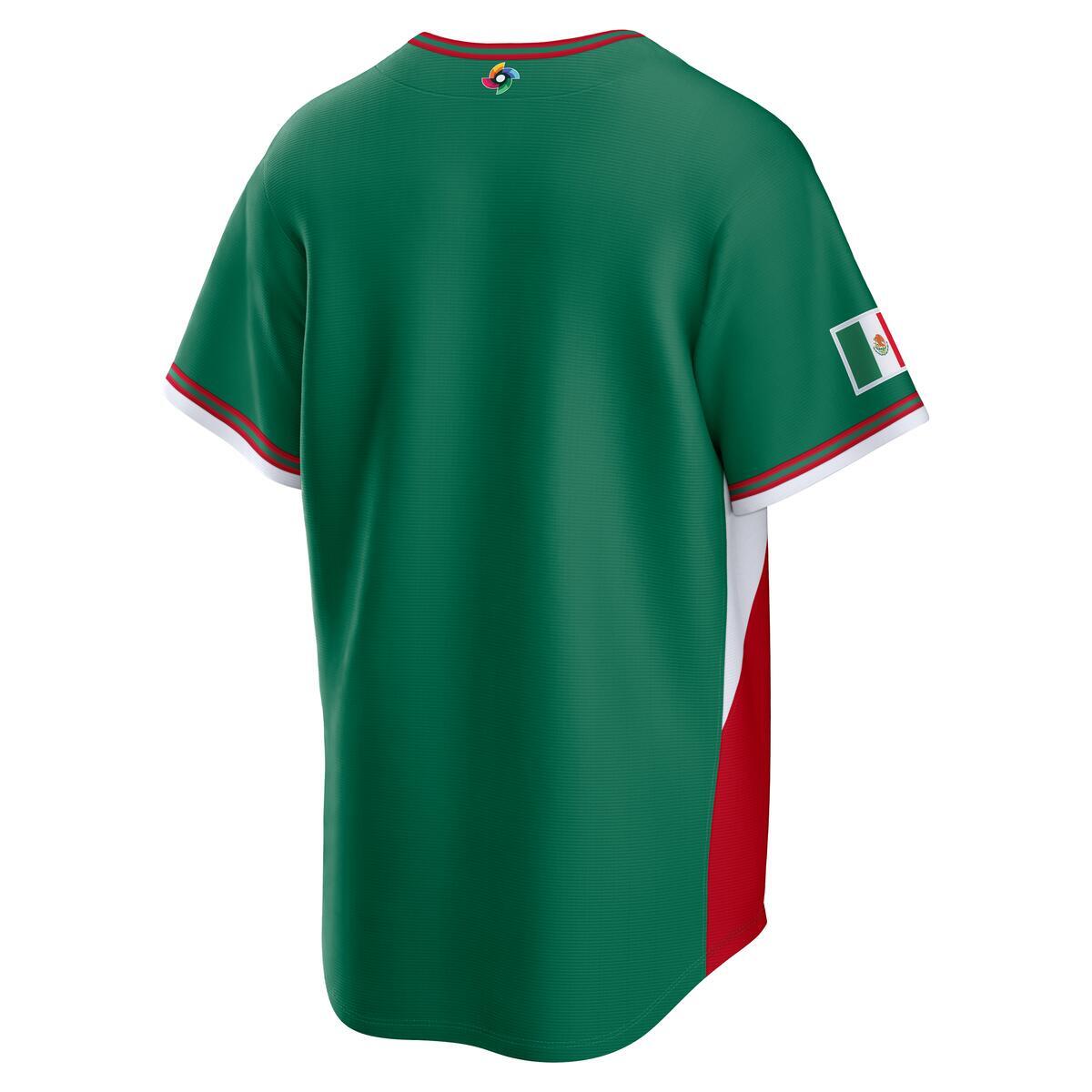 Mexico World Baseball Classic 2026 Nike Green Road Jersey