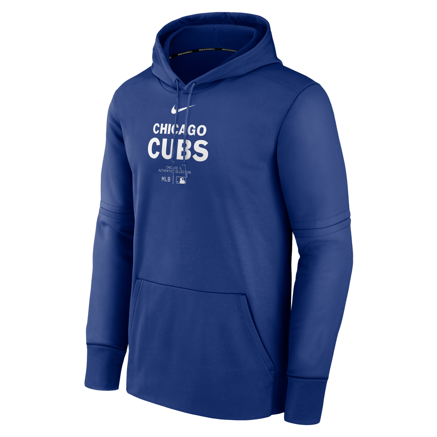 Chicago Cubs Nike Royal Authentic Collection Pull Over Hoodie