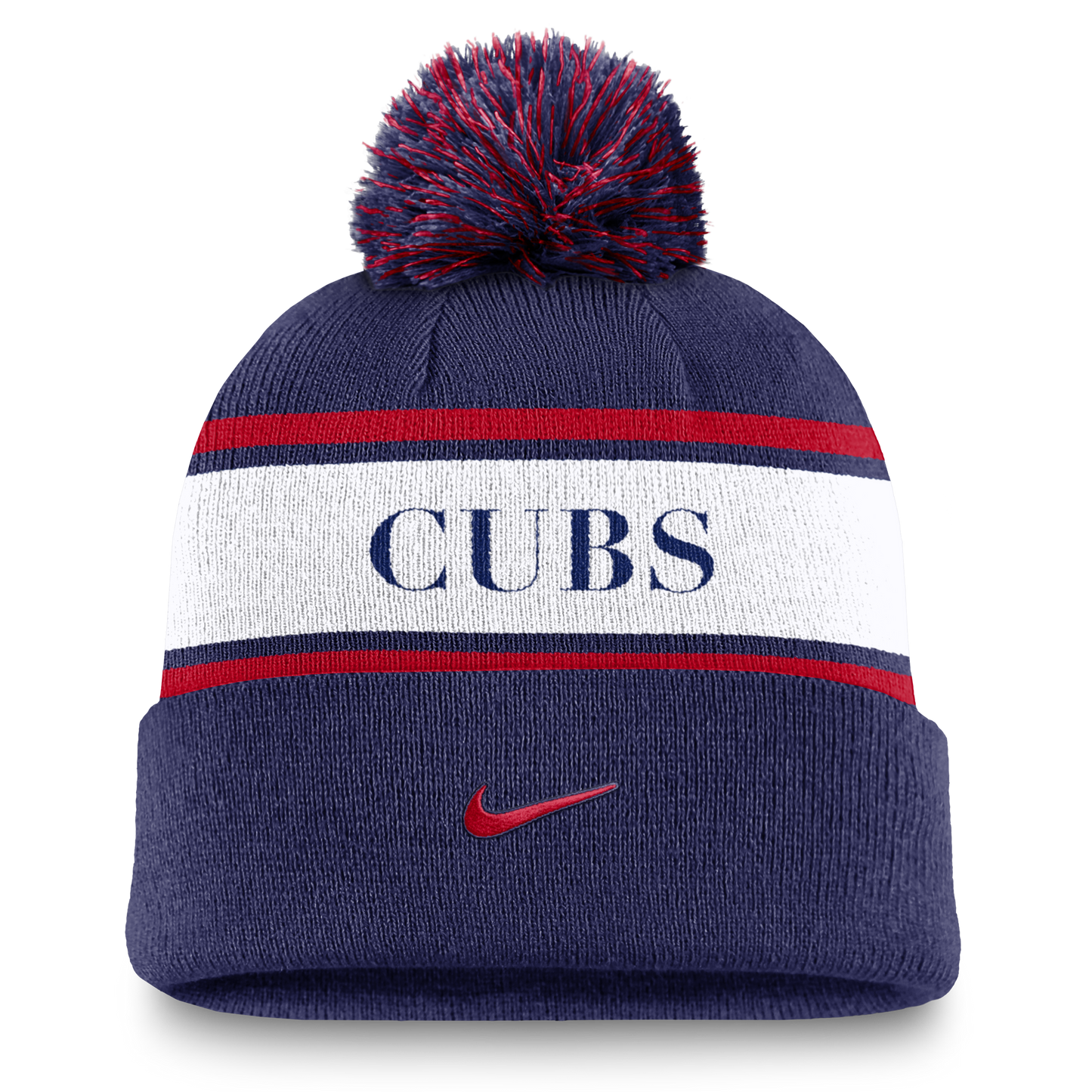 Chicago Cubs Nike Royal/Red Chicago Winter Knit Hat