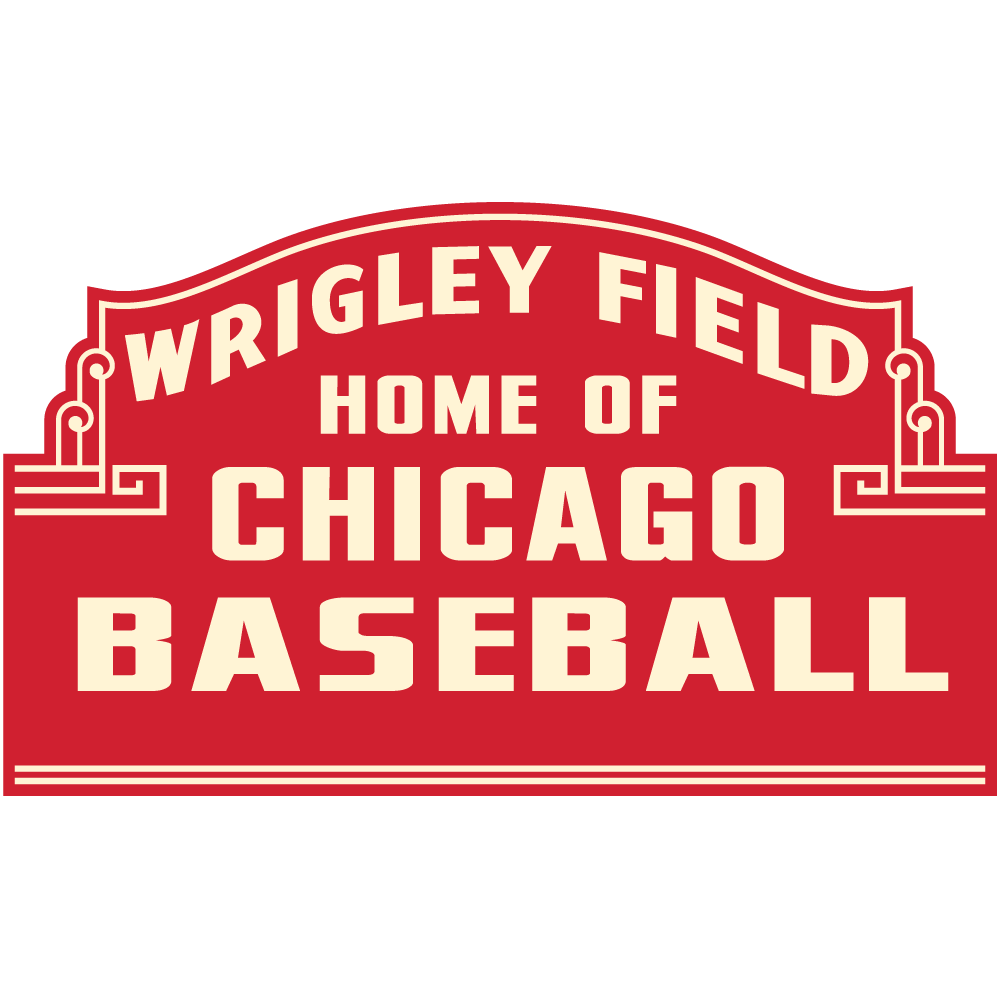Wrigley Field Home Of Chicago Baseball Sticker