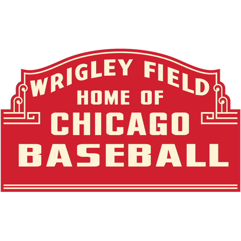 Wrigley Field Home Of Chicago Baseball Sticker