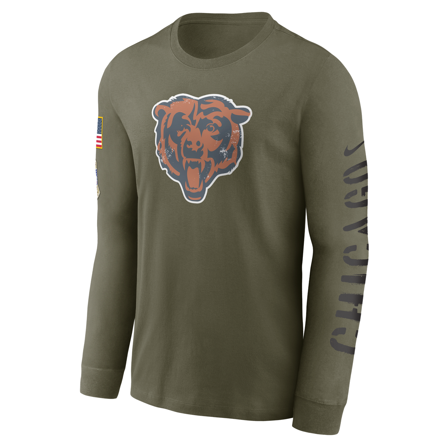 Chicago Bears Salute To Service Long Sleeve T-Shirt