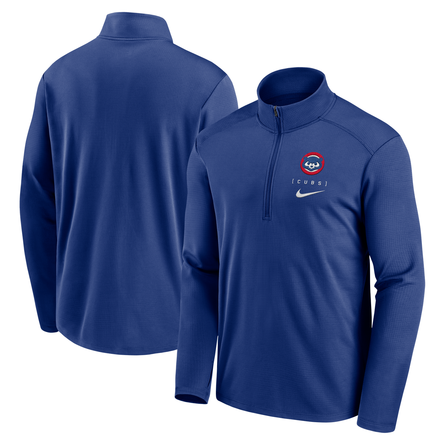 Chicago Cubs Spring 2024 Nike Men's Blue Half-Zip