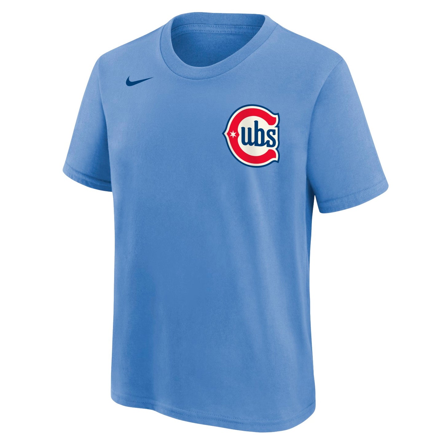 Nico Hoerner Chicago Cubs Alt 2 Blues Youth Player T-Shirt
