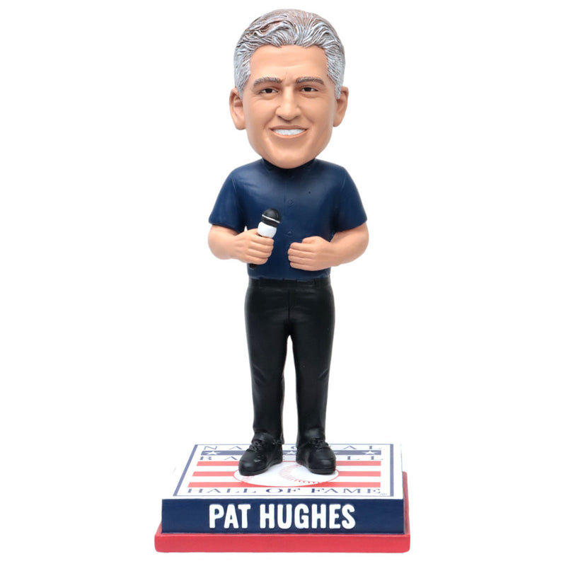 Pat Hughes 2023 Ford C. Frick Award Baseball Hall of Fame Bobblehead