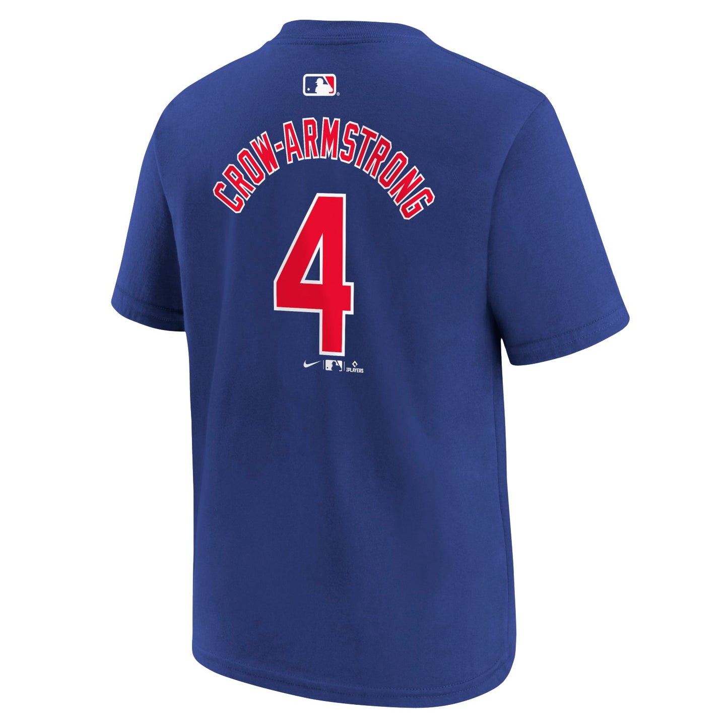 Pete Crow-Armstrong Chicago Cubs Nike Youth Royal Name and Number T-Shirt