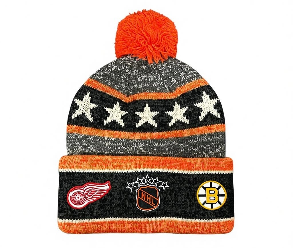 Original Six NHL Charcoal Blizzard '47 Cuff Knit Hat