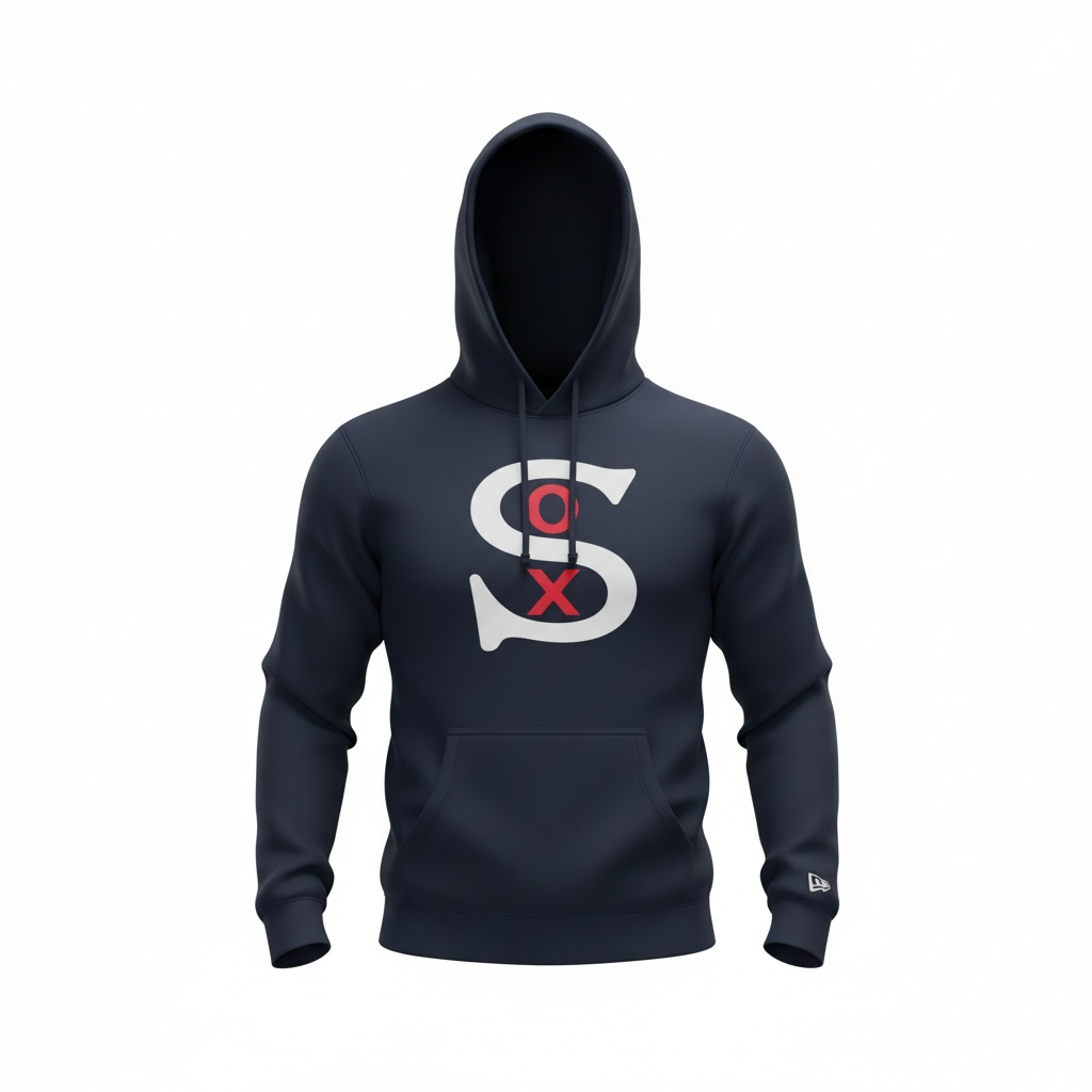 Chicago White Sox New Era Navy Old School Hoodie