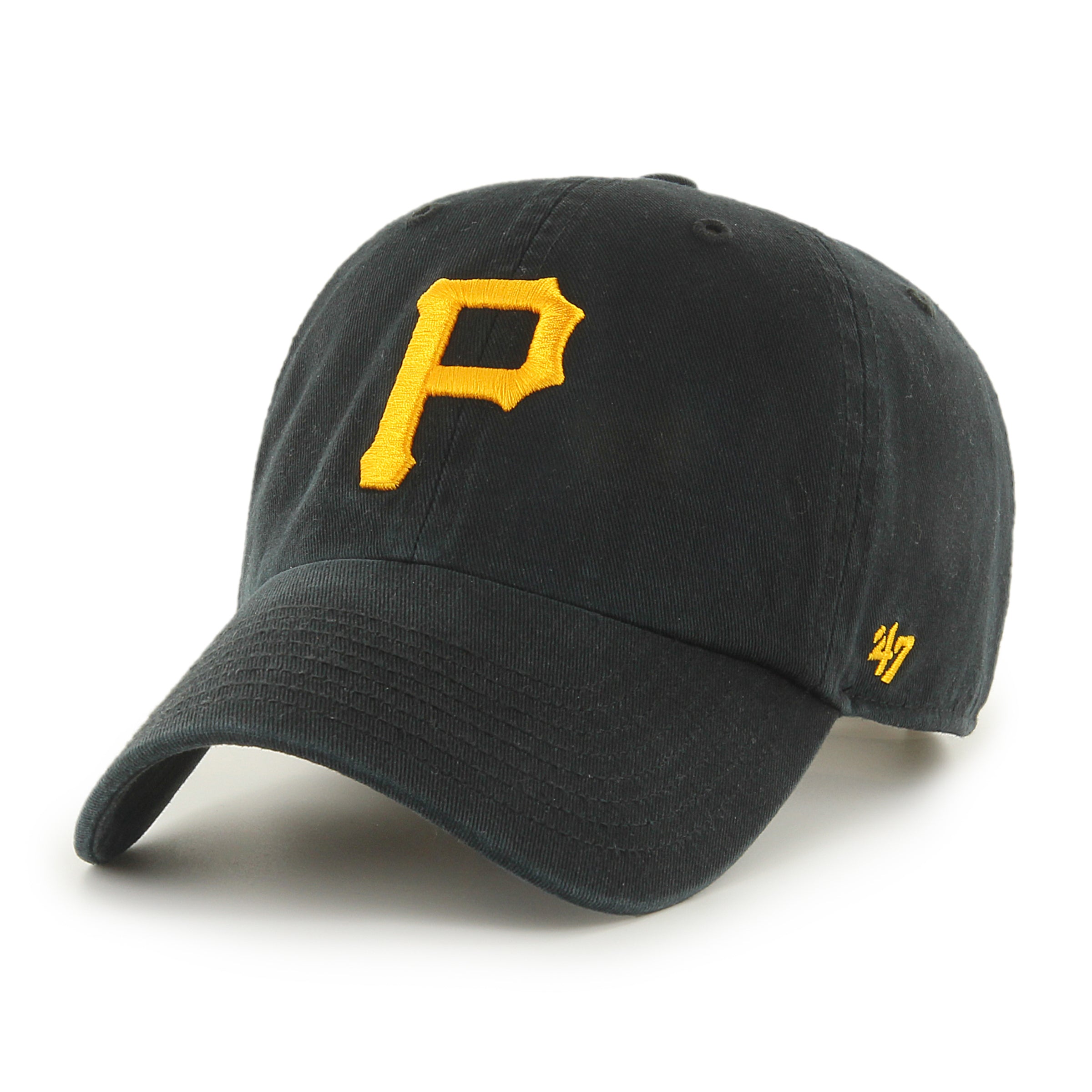Pittsburgh Pirates Black '47 Clean Up Adjustable Hat – Clark