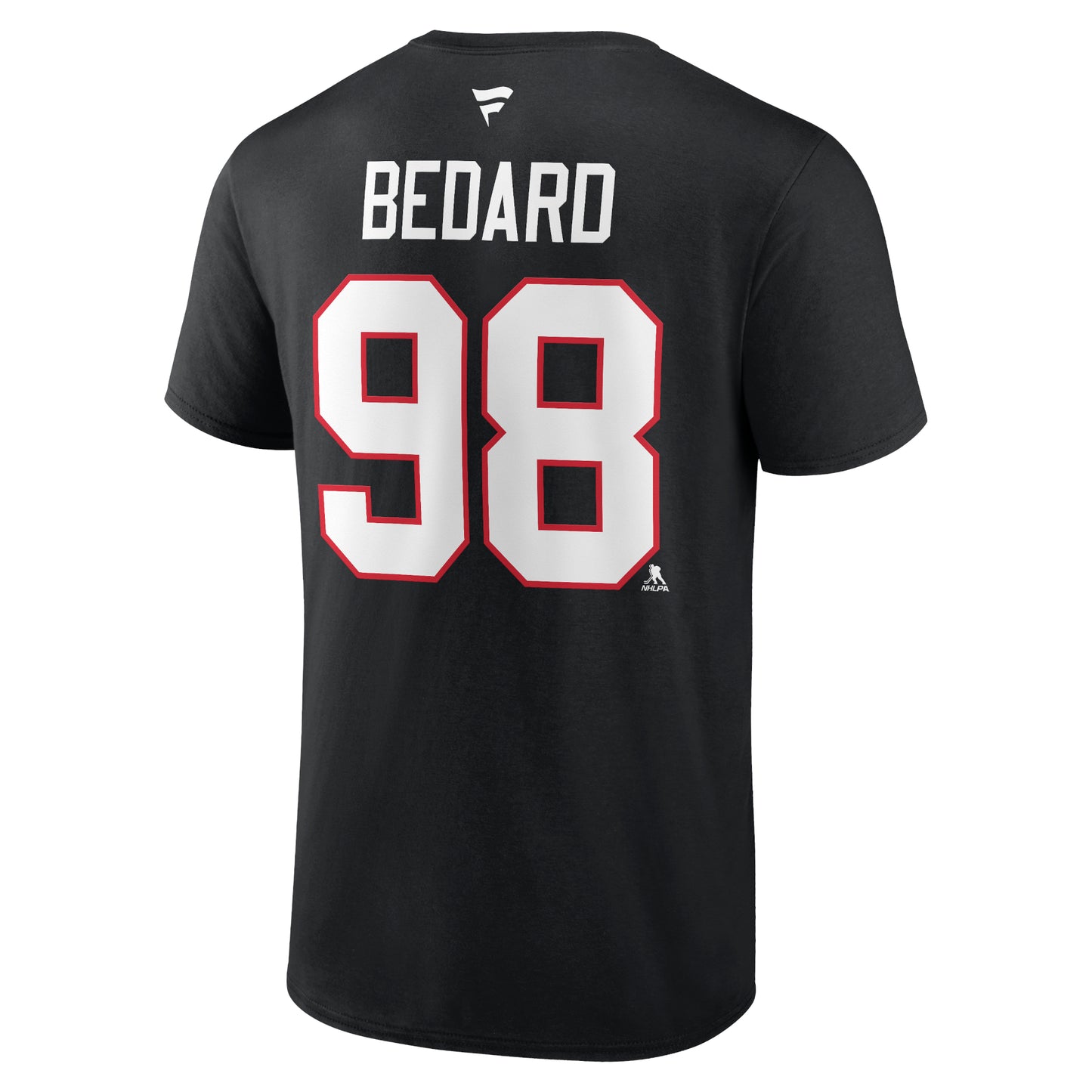 Connor Bedard #98 Chicago Blackhawks Black T-Shirt