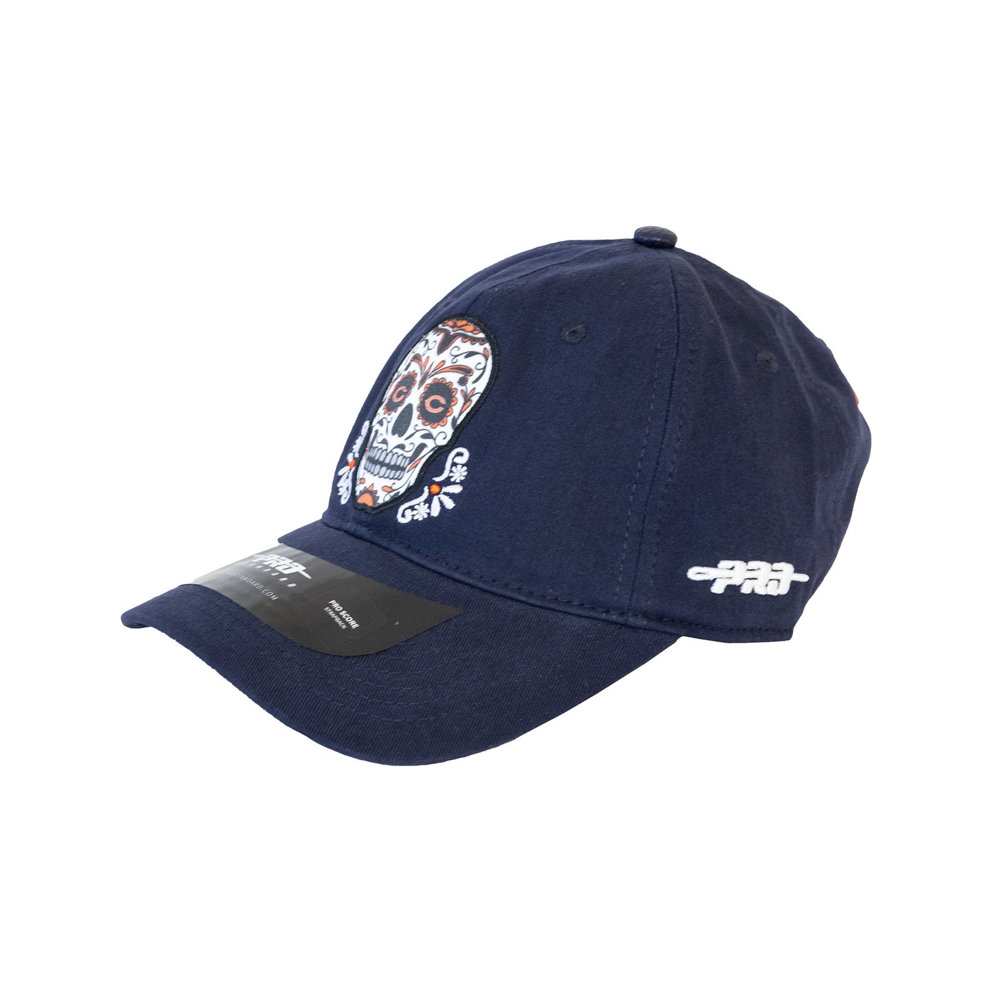 Chicago Bears Sugar Skull Dia De Los Muertos Pro Standard Strapback Hat
