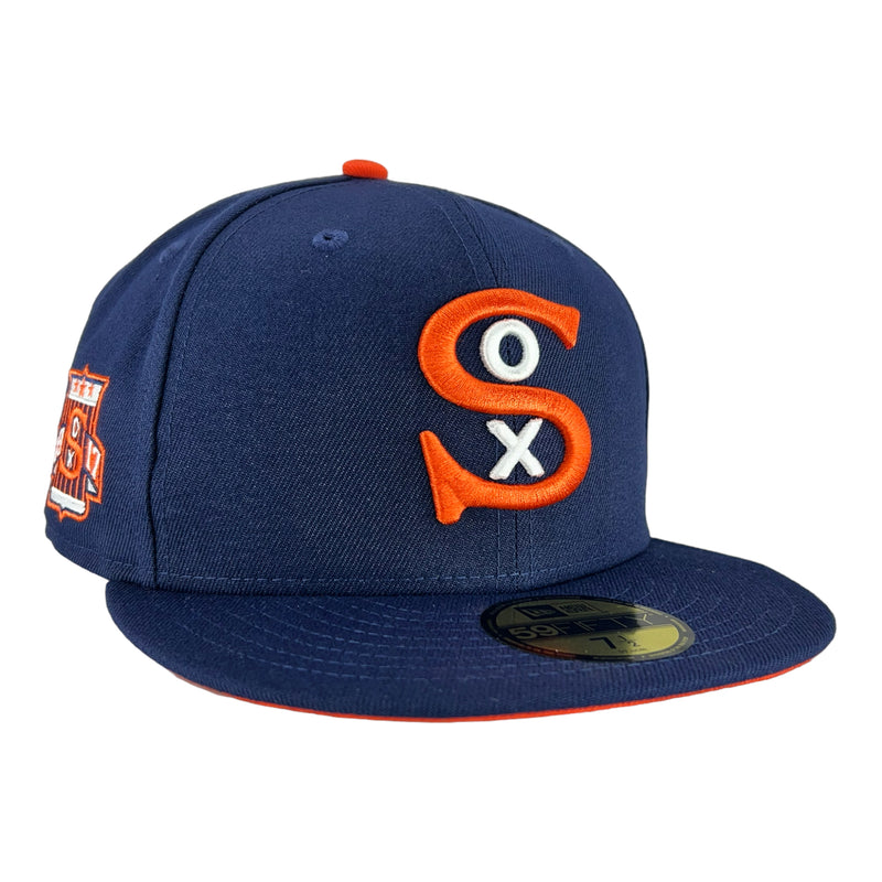 Chicago White Sox Navy/Orange 1917 New Era 59FIFTY Fitted Hat