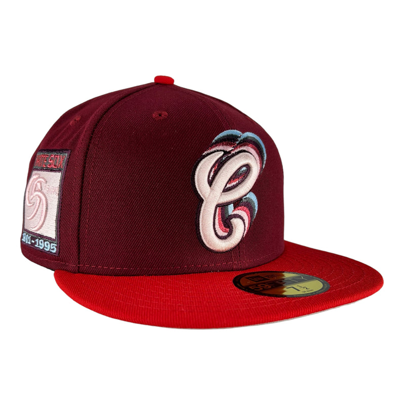 Chicago Whitesox Cardinal Red New Era 59FIFTY Fitted Hat