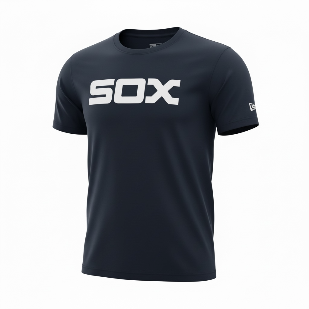 Chicago White Sox New Era Navy 80' Font T-Shirt