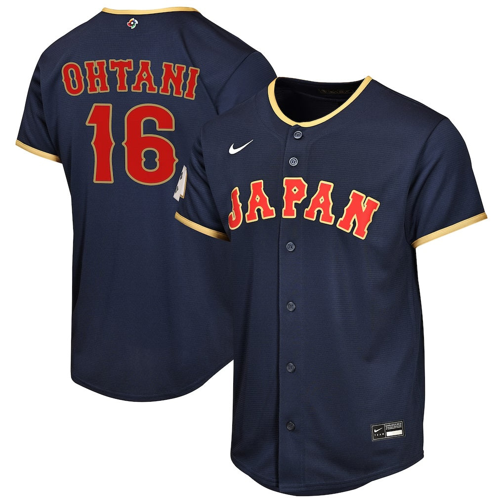 Shohei Ohtani Japan World Baseball Classic 2026 Nike Road Navy
