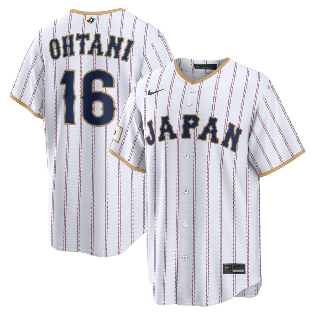 Shohei Ohtani Japan World Baseball Classic 2026 Nike White Home