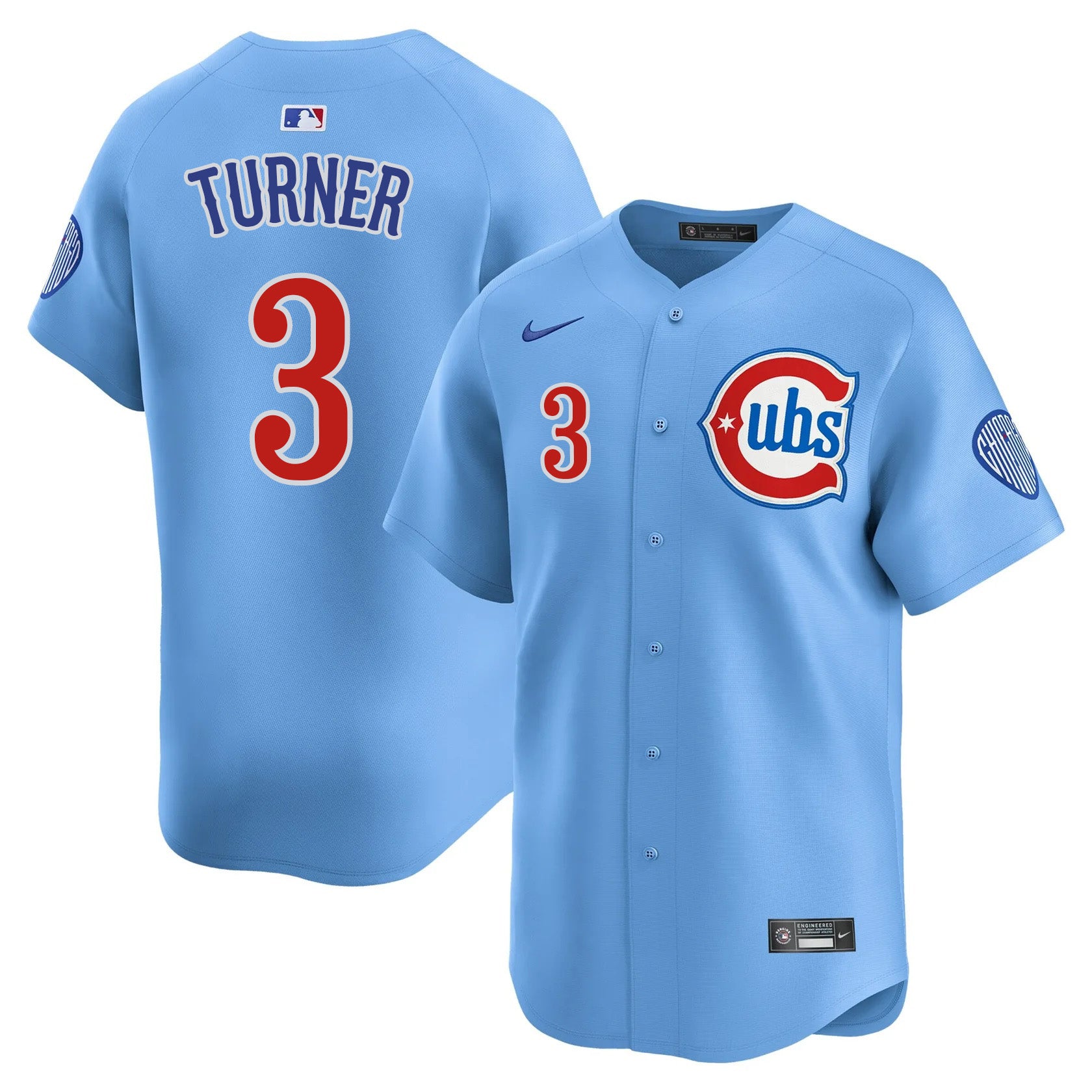 Nike 『Chicago Cubs』 選手仕様アンダーシャツ TURNER-3-2nd-alternate-limited