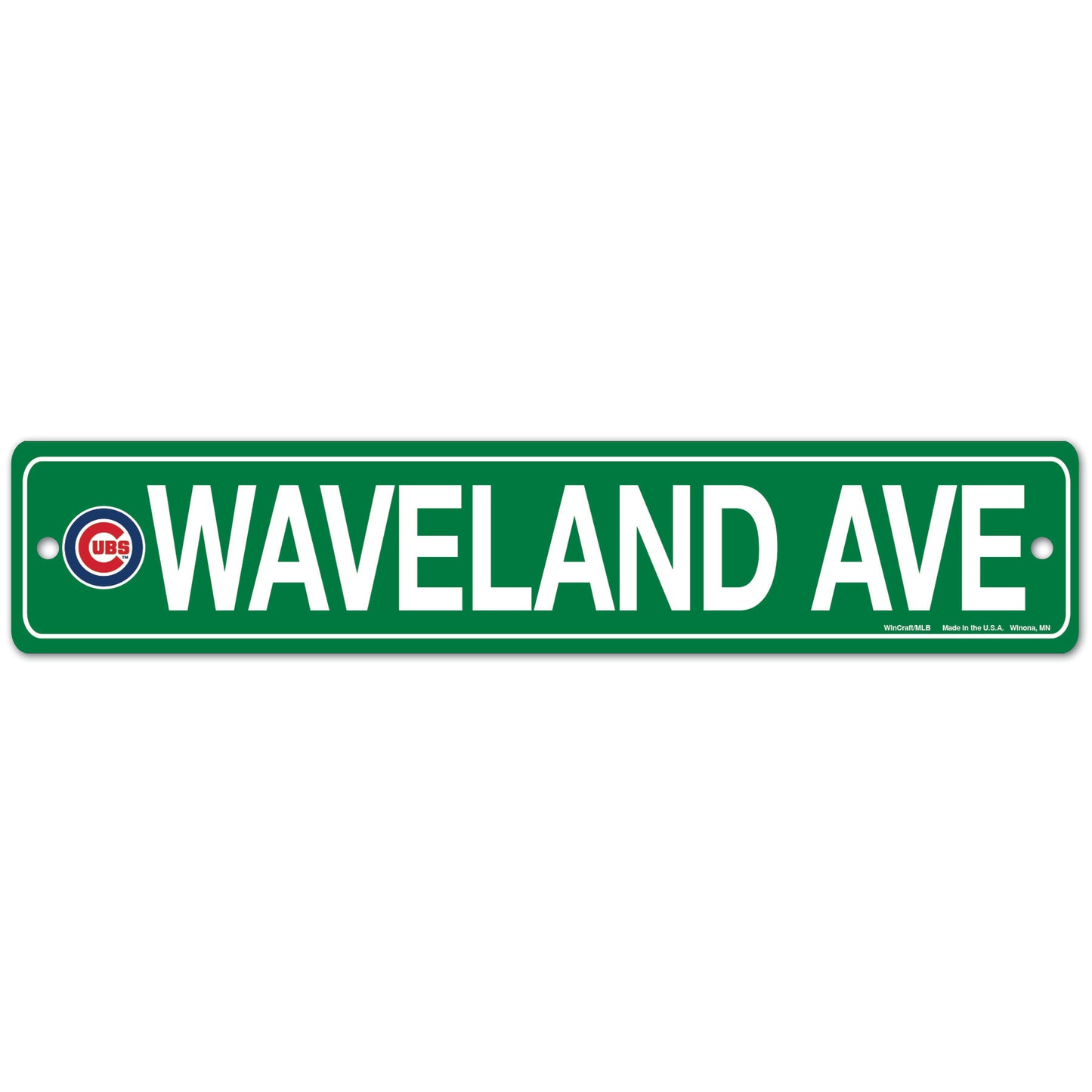 Waveland Street Sign Plastic