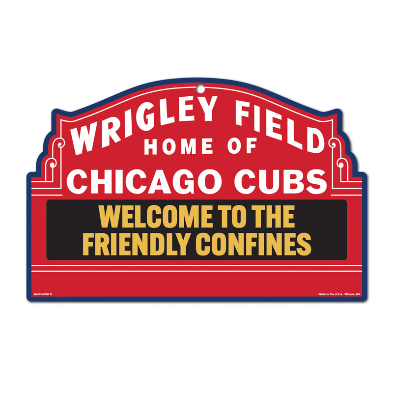 Wrigley Field Plastic Marquee Sign
