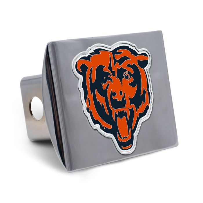 Chicago Bears Chrome Hitch Cover