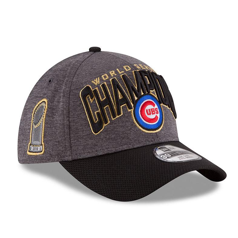 Chicago Cubs 2016 World Series Champions New Era 39THIRTY Flex Fit Hat - OSFM