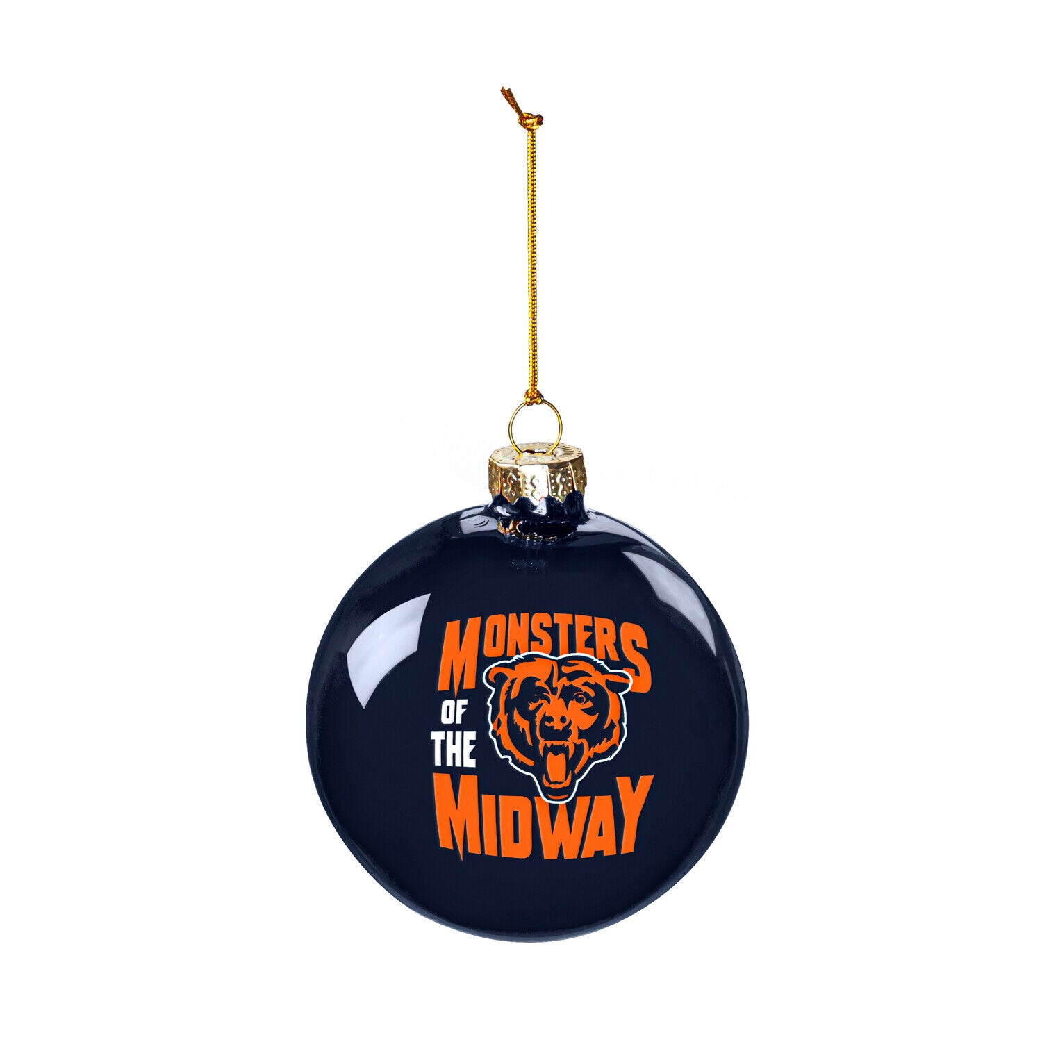 chicago bears monsters of midway Chicago Bears Monsters Of The Midway Blown Glass Ornament