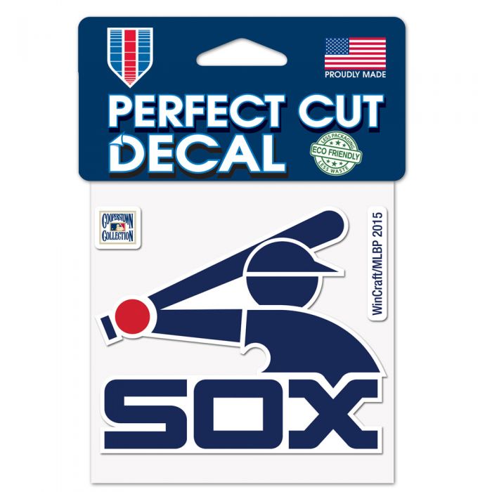 Chicago White Sox Batterman 4" x 4" Perfect Cut Decal