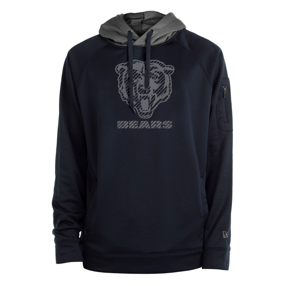 Chicago Bears Navy Active Poly Fleece Pullover Hoody