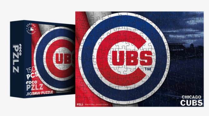 Chicago Cubs 150 Piece Big Logo Jigsaw Puzzle