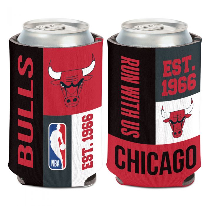 Chicago Bulls Color Block 12 oz. Can Cooler by WinCraft