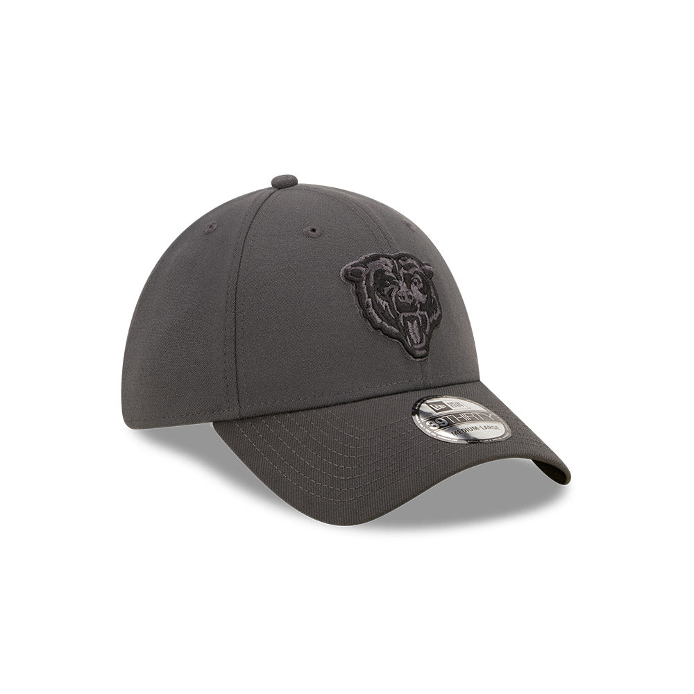 – New Street Grey Chicago 39THIRTY Clark Bears Dark Fit Hat Sports Flex Era