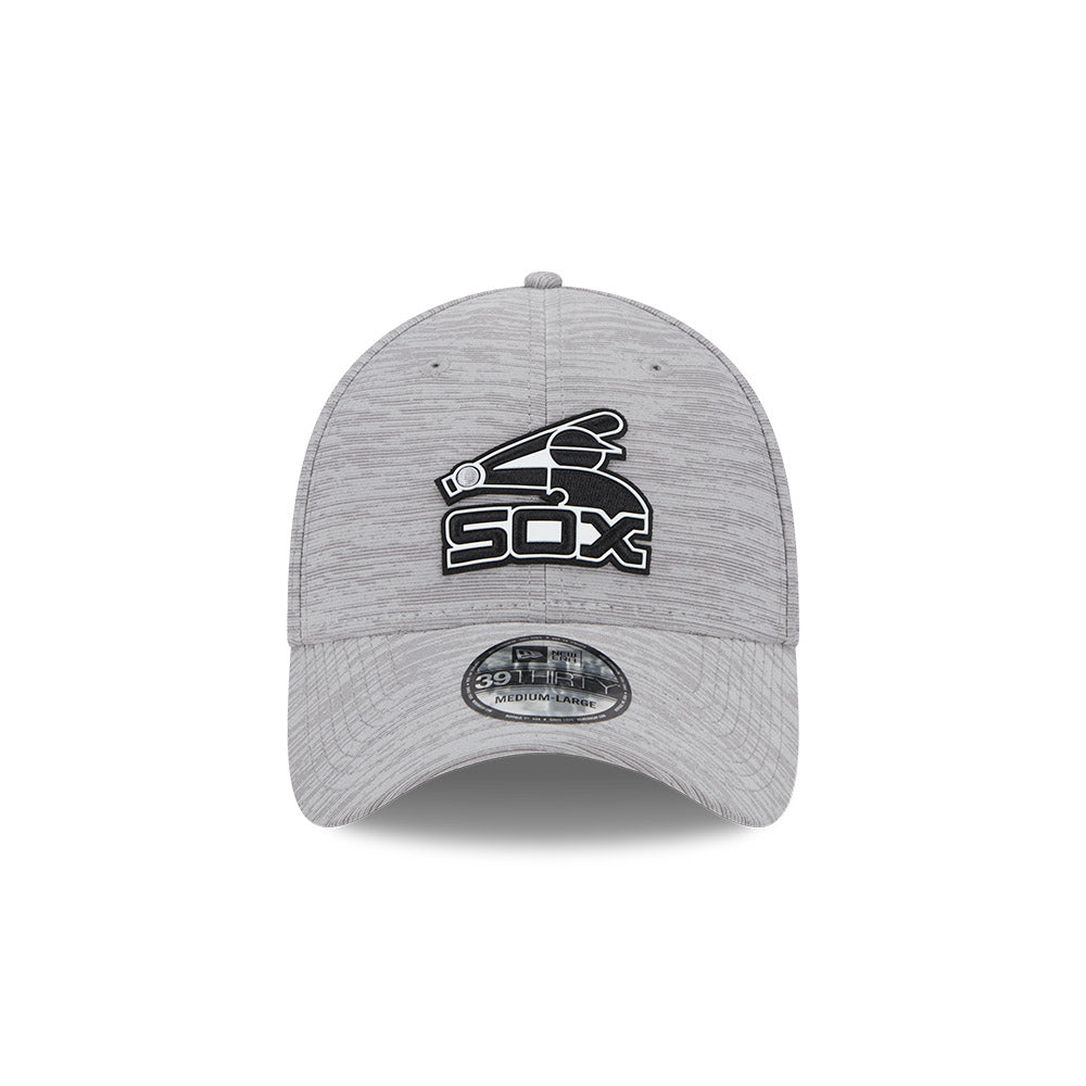 Chicago White Sox Grey Clubhouse New Era 39THIRTY Flex Fit Hat