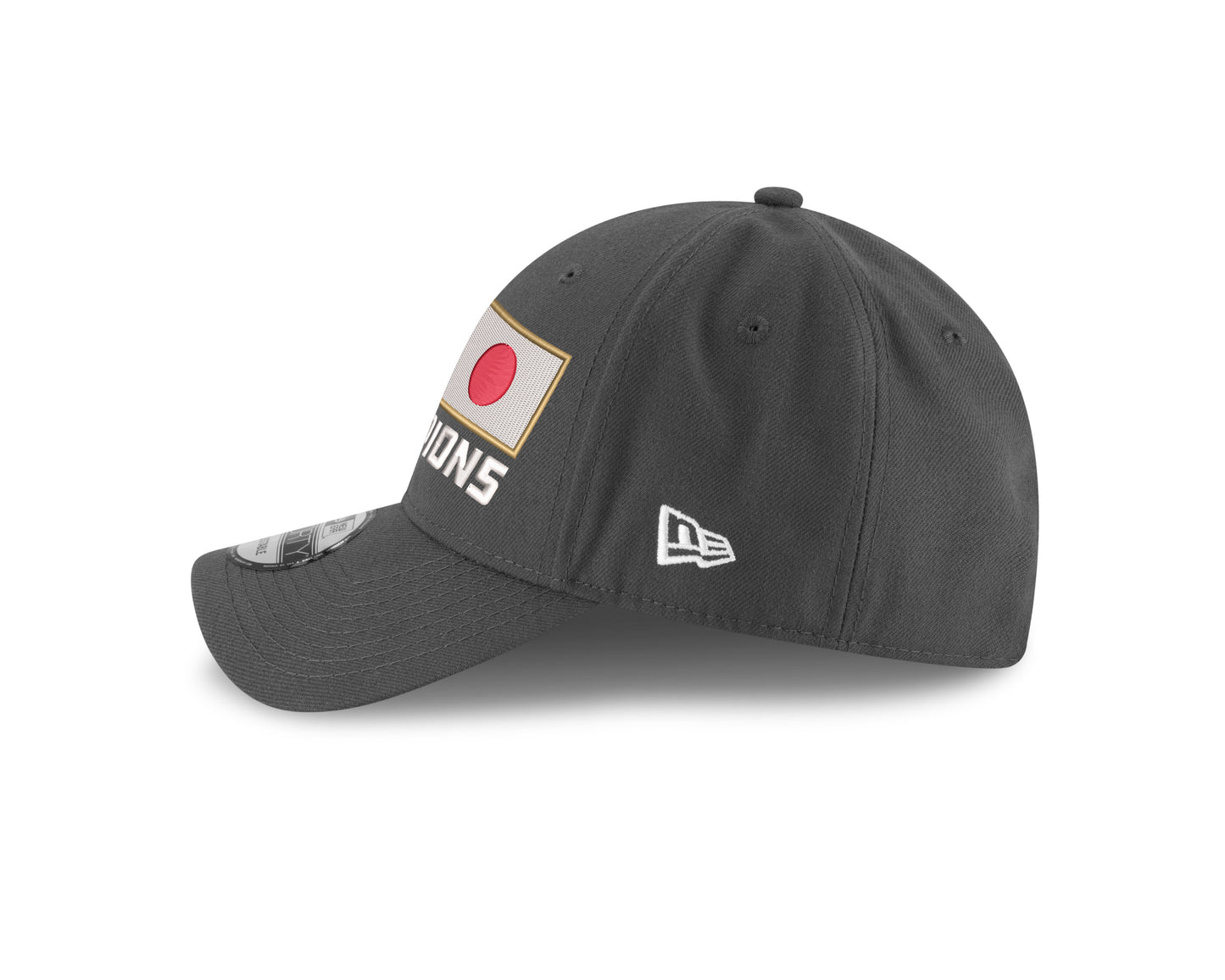 Japan 2023 World Baseball Classic Champions New Era Graphite 9FORTY Adjustable Hat
