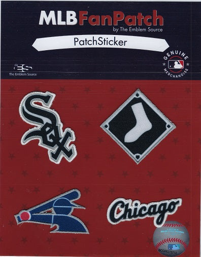 Chicago White Sox MLB FanPatch 4 Patch Stickers 2"