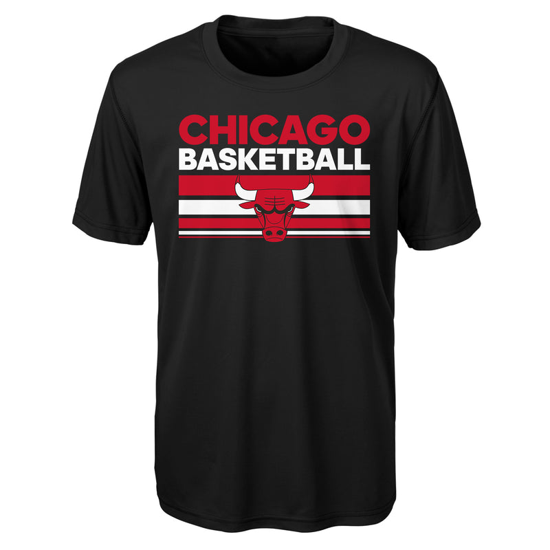 Chicago Bulls Basketball Youth Tee - Black