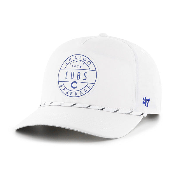 Chicago Cubs White Nylon Suburbia Captain Adjustable Hat