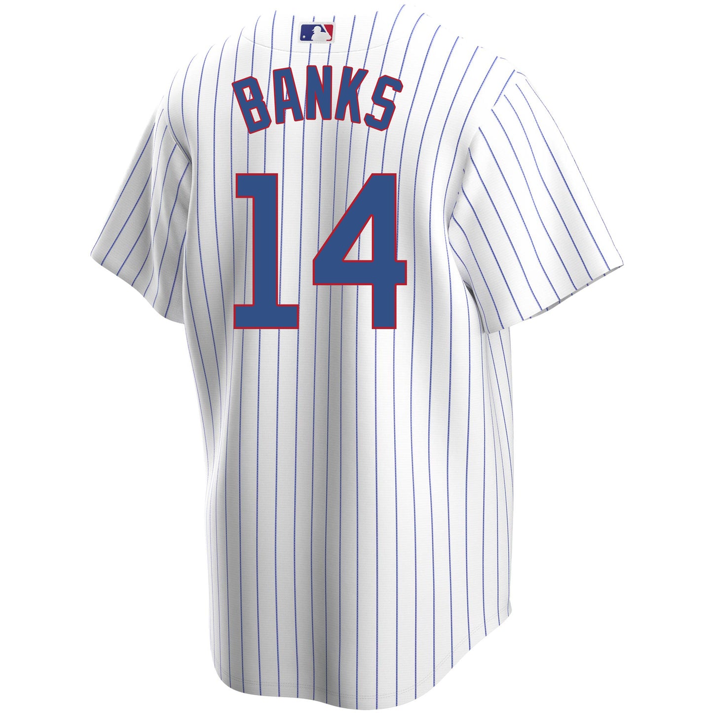 Ernie Banks Chicago Cubs Home Pinstripe Men's Replica Jersey